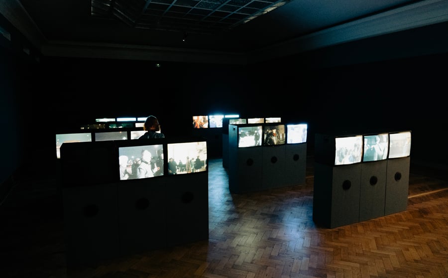 View of the exhibition "Chantal Akerman. Travelling", Bozar, Brussels, 2024.
Courtesy Chantal Akerman Foundation and Marian Goodman Gallery, New York, Paris, Los Angeles © We Document Art / Bozar © Julie Pollet © Adagp, Paris, 2024. 