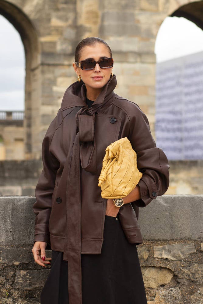 Street style à la Fashion Week printemps-été 2025 © Nathan Merchadier.