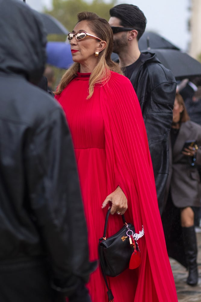 Street style à la Fashion Week printemps-été 2025 à Paris © Nathan Merchadier.