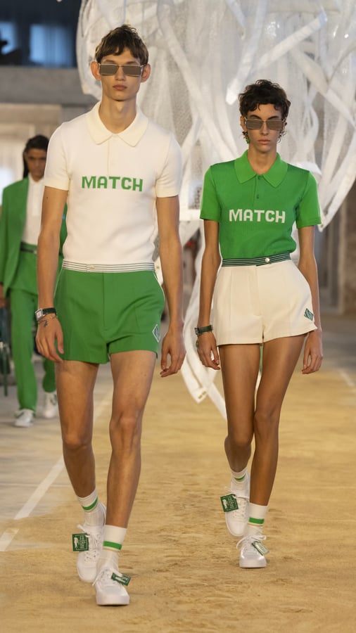 Le défilé Lacoste printemps-été 2025.