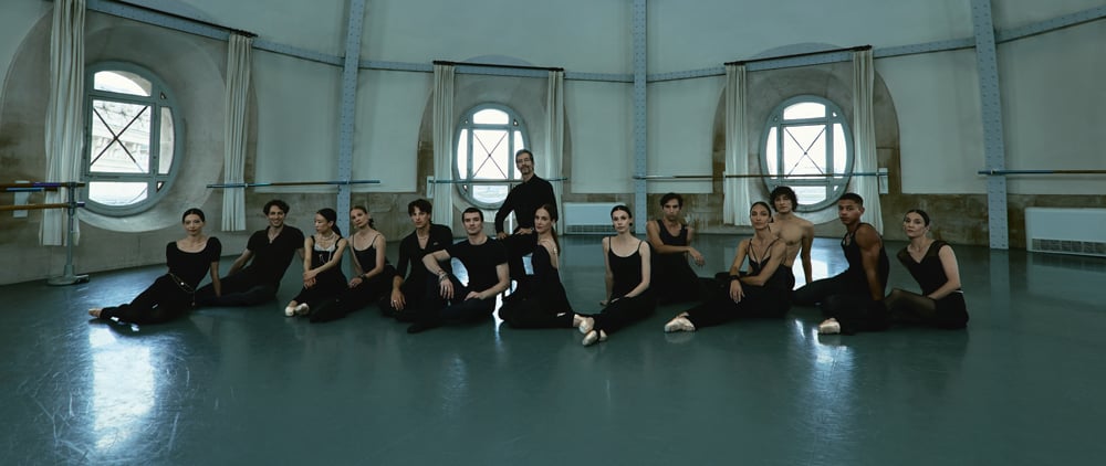 Les danseurs du Ballet de l'Opéra de Paris en Chanel © Anthony Peyper.