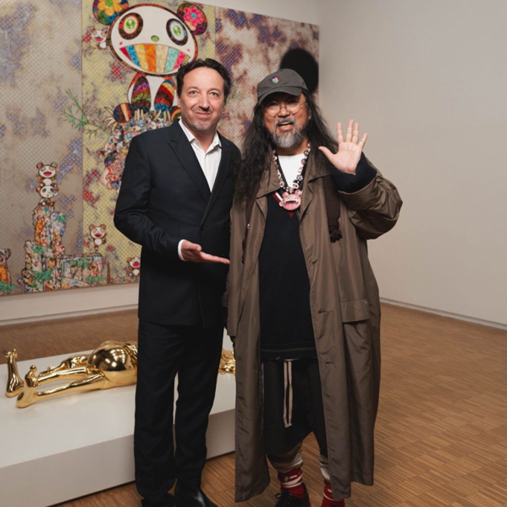 Emmanuel Perrotin et Takashi Murakami © SayWho / Jean Picon.