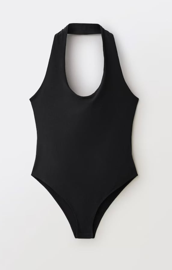 body noir dos nu mango 