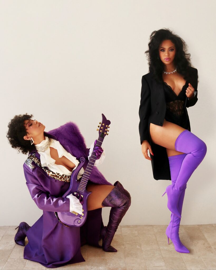 Beyonce en Prince à Halloween 2024. 