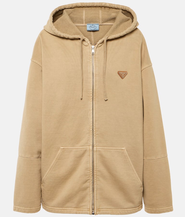 hoodie prada à zip