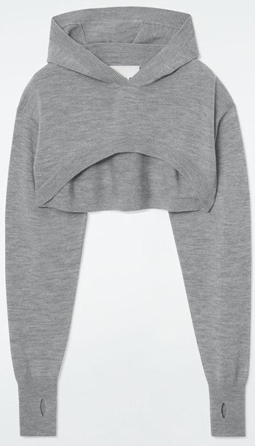 hoodie gris COS