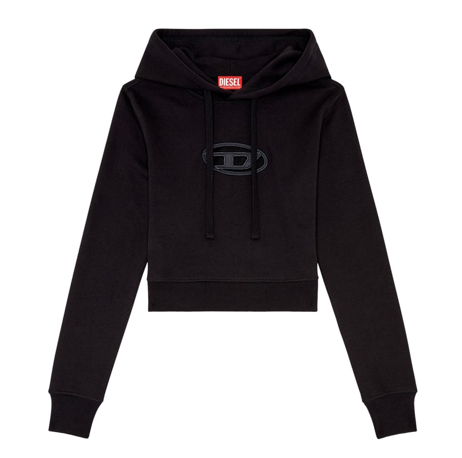 hoodie noir Diesel