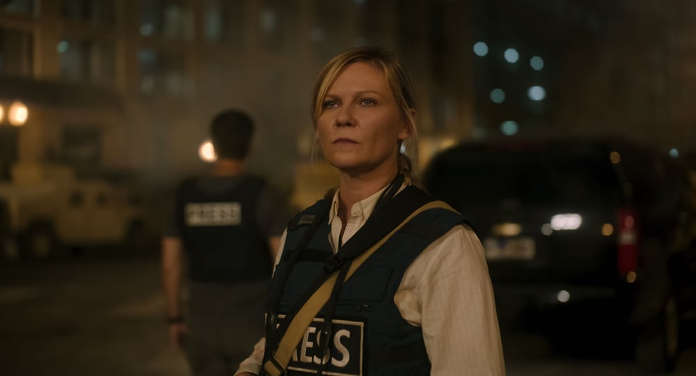 Kirsten Dunst dans Civil War (2024) de Alex Garland © A24. 