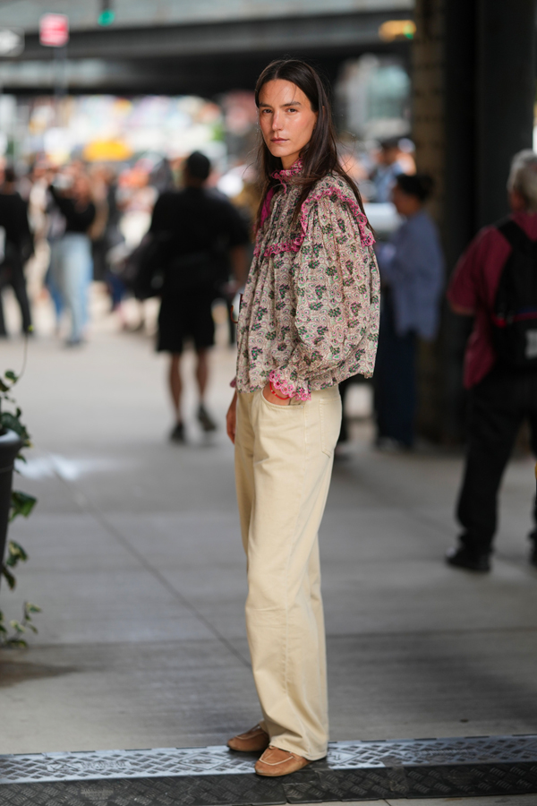 streetsyle en mocassins miu miu 