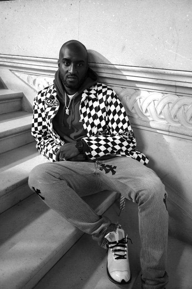 Virgil Abloh dans le livre Chroniques Terriennes de Mathieu César.