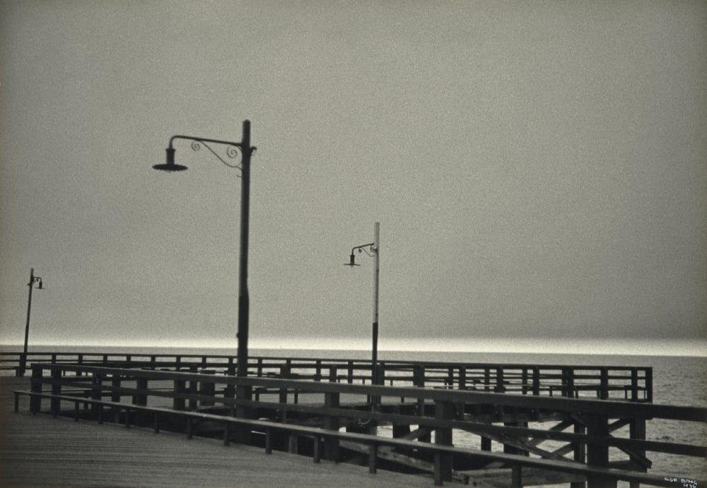 © Ilse Bing, Pier Staten Island New Yok, 1936, Courtesy of Gallery Berinson.