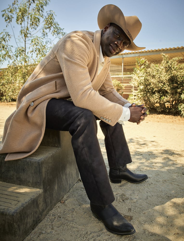 Omar Sy en Louis Vuitton © Peggy Sirot et Jim Moore. 