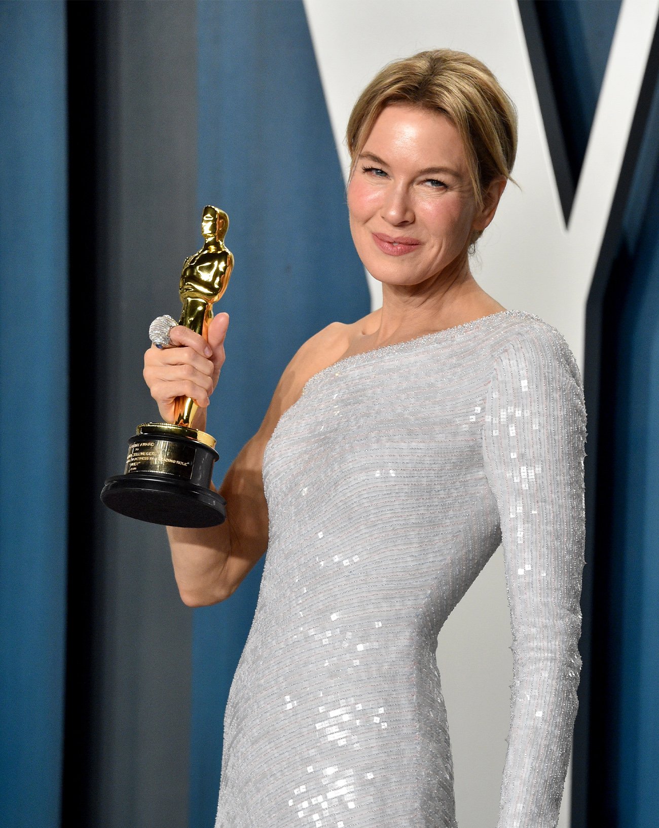 L'actrice Renée Zellweger à la soirée des Oscars 2020 de Vanity Fair le 9 septembre 2020 à Beverly Hills © Gregg DeGuire/FilmMagic.