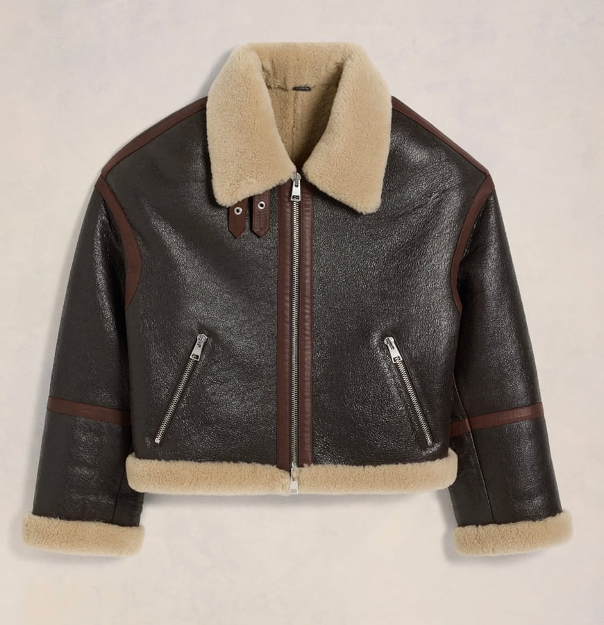 veste shearling ami