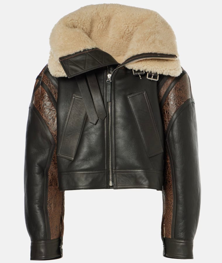 veste shearling jean paul gaultier