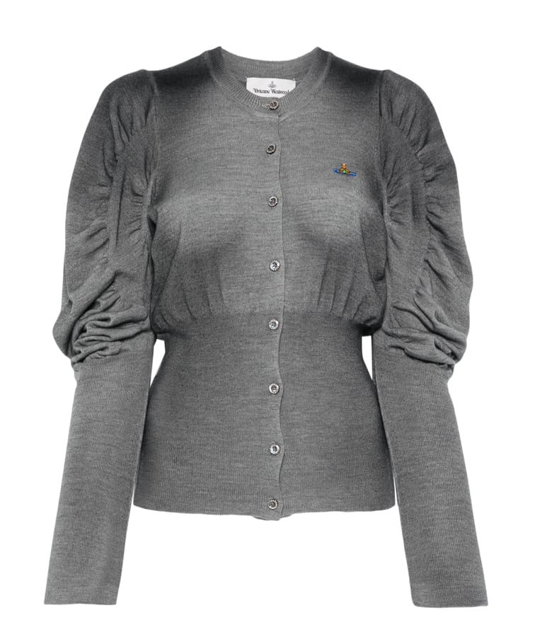 cardigan gris vivienne westwood