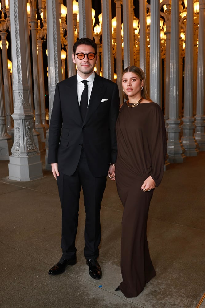 Elliot Grainge et Sofia Richie Grainge. lacma 2024