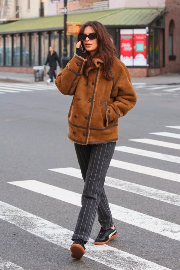 Emily Ratajkowski à New York le 12 janvier 2024 © Photo by Ignat/Bauer-Griffin/GC Images.