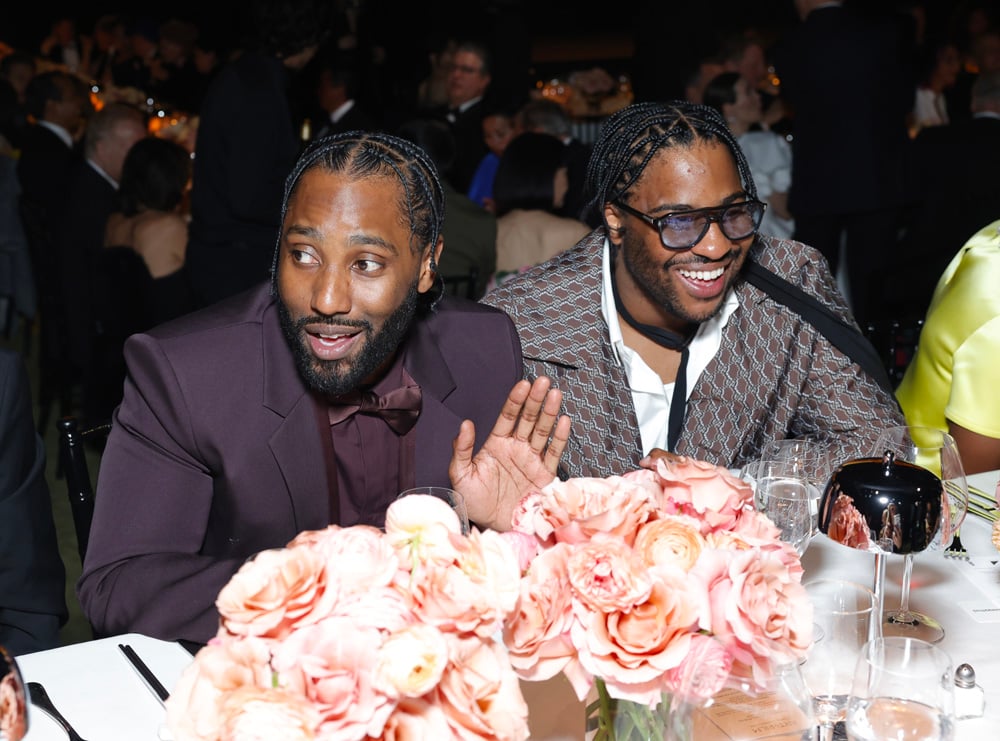 John David Washington et Malcolm Washington. lacma 2024