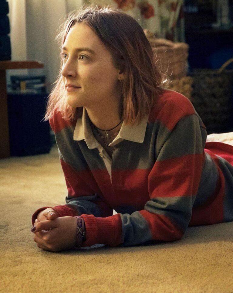 Saoirse Ronan dans Lady Bird (2018). © Universal Pictures / Merie Wallace, courtesy of A24