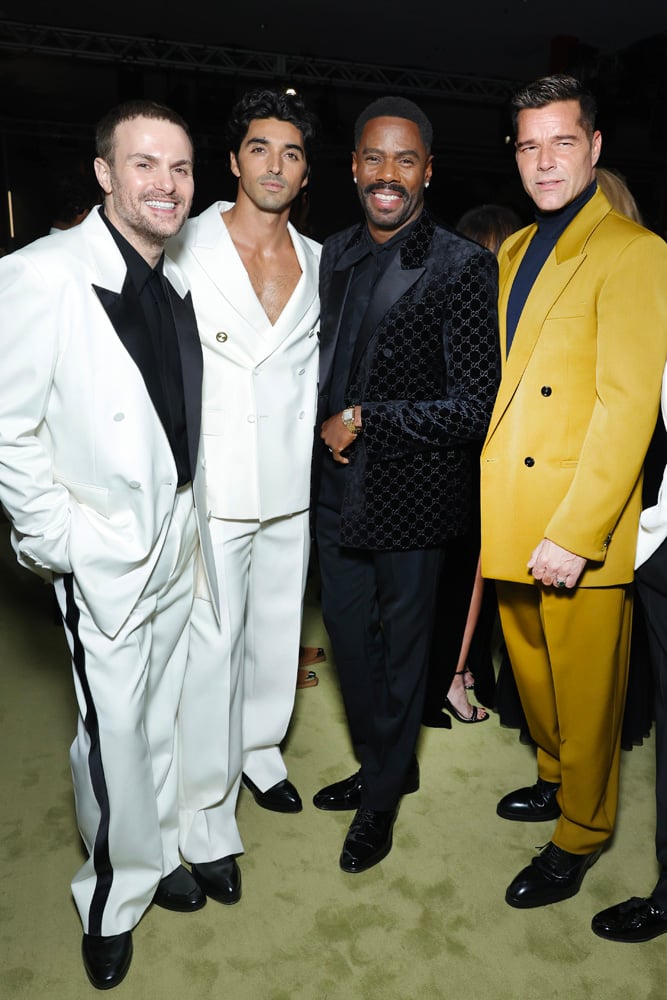 Sabato De Sarno, Taylor Zakhar Perez, Colman Domingo et Ricky Martin. lacma 2024