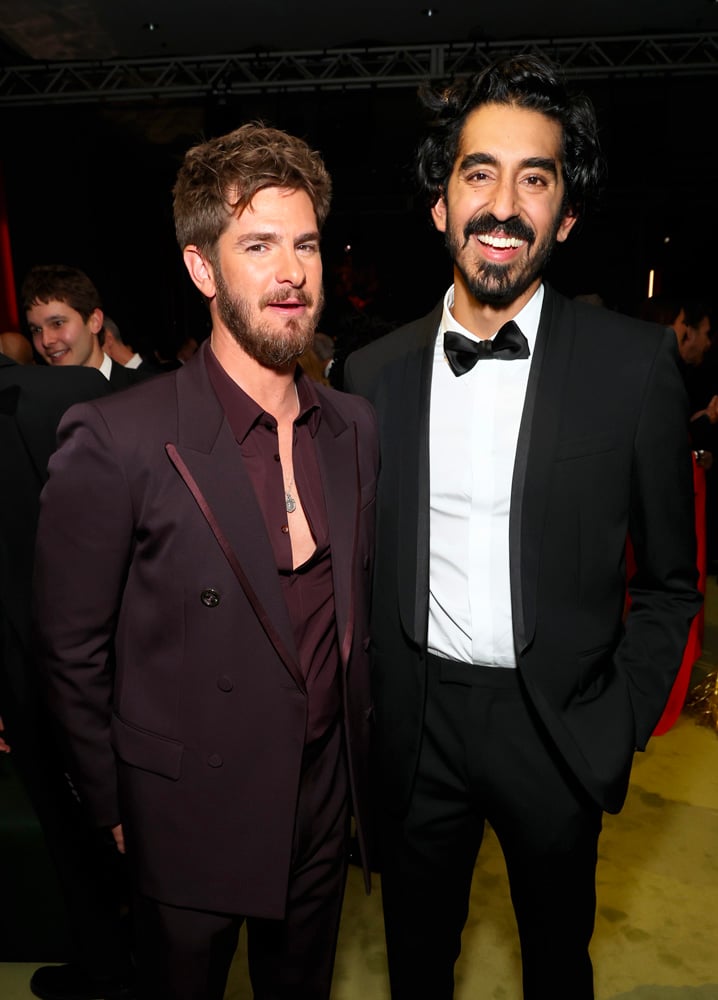 Andrew Garfield et Dev Patel. lacma 2024