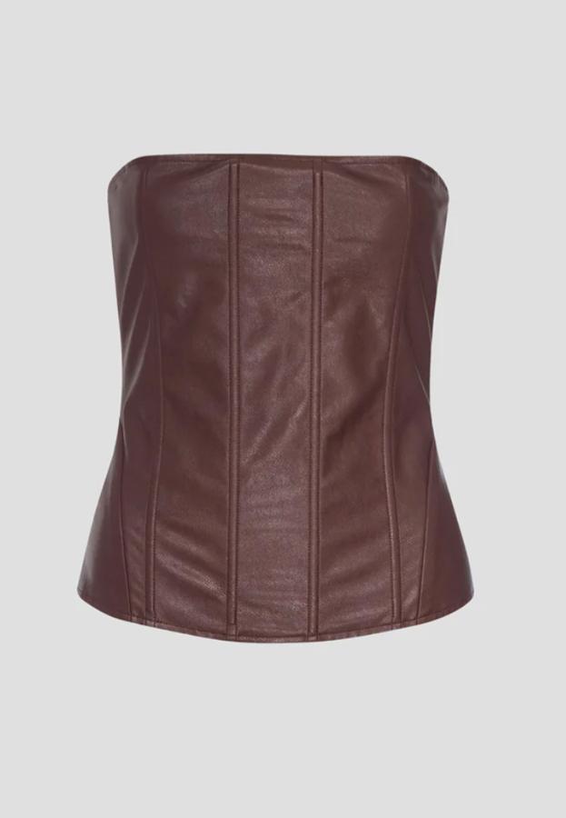 corset en cuir tendance printemps-ete 2026 miaou