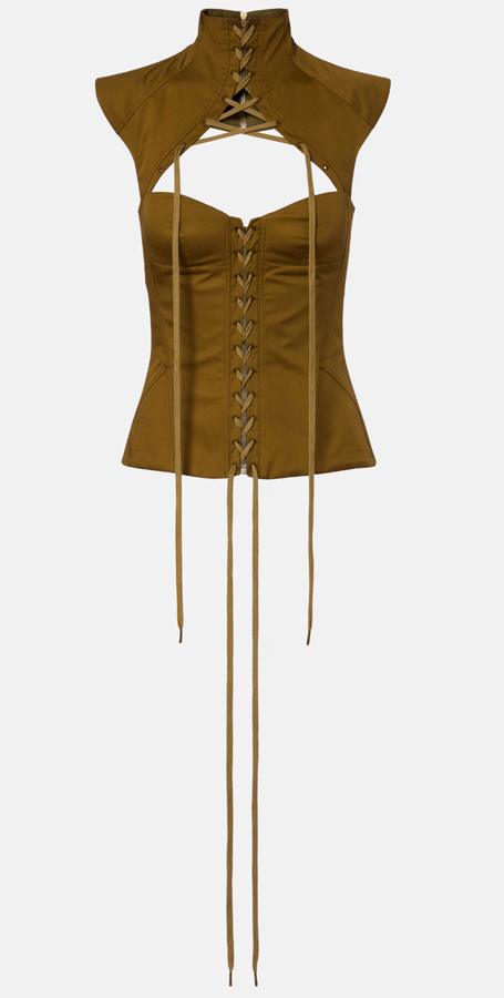 corset tendance printemps-été 2026 mcqueen