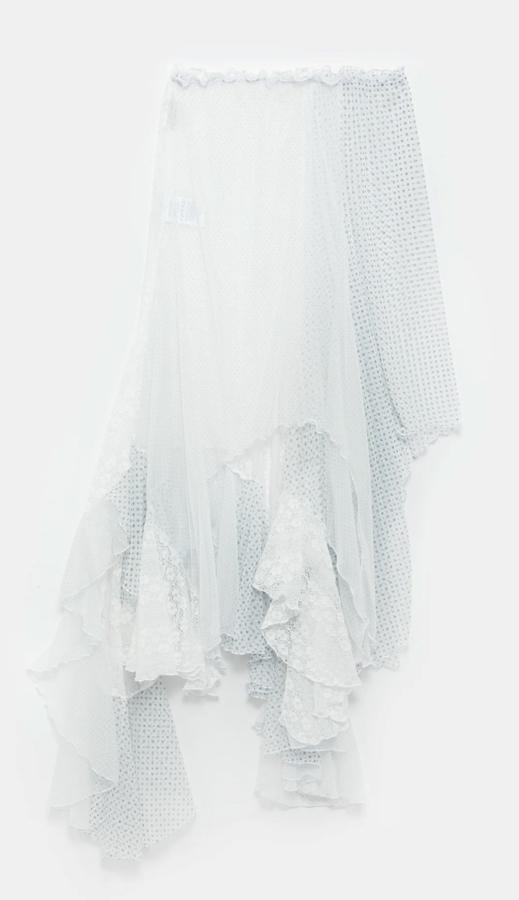 jupe transparente à volants tendance printemps-été 2026 ester manas