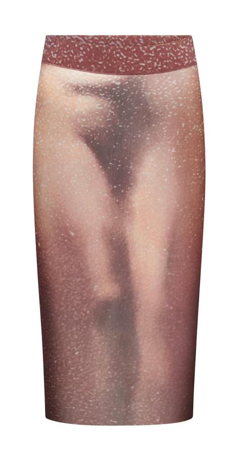 jupe midi transparente tendance printemps-ete 2026 skims