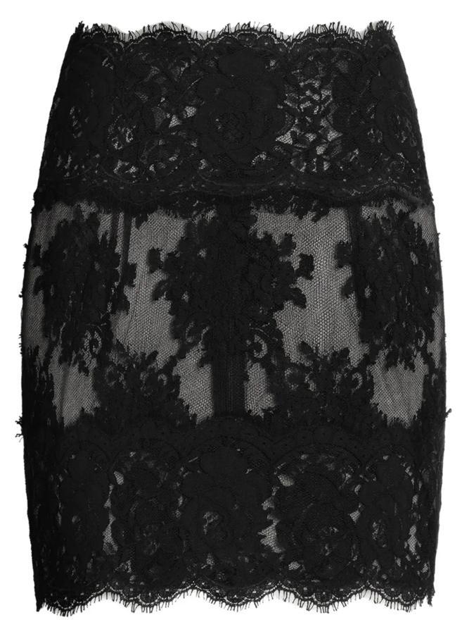 minijupe transparente en dentelle tendance printemps-ete 2026 dolce & gabbana