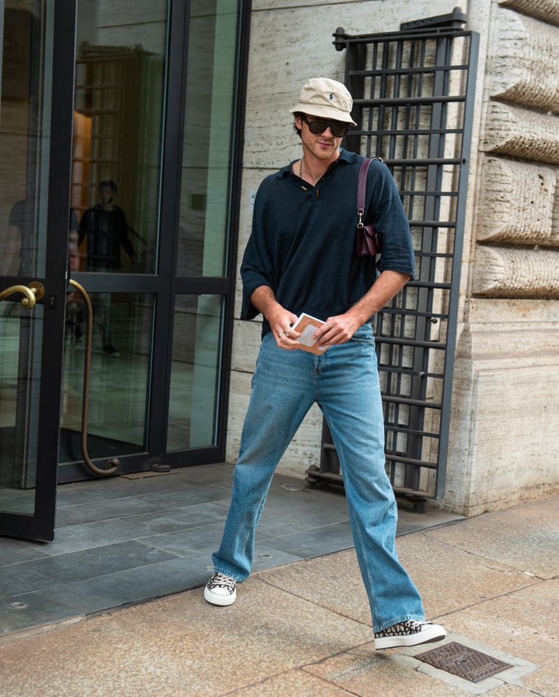 Jacob Elordi à Milan, le 15 juin 2023. © Photo by Alessandro Levati/Getty Images