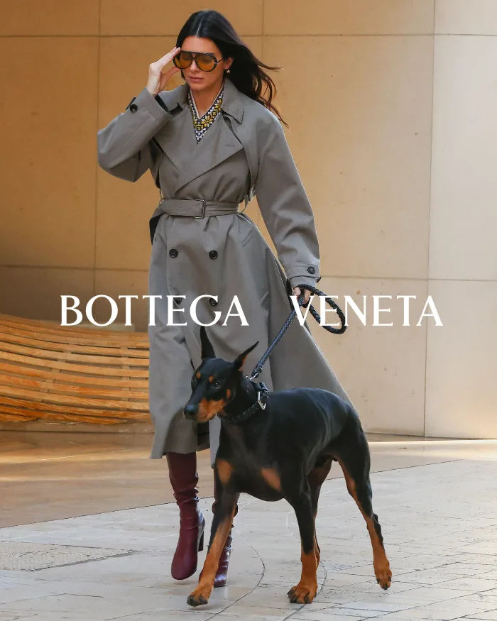 La campagne Bottega Veneta avec Kendall Jenner.