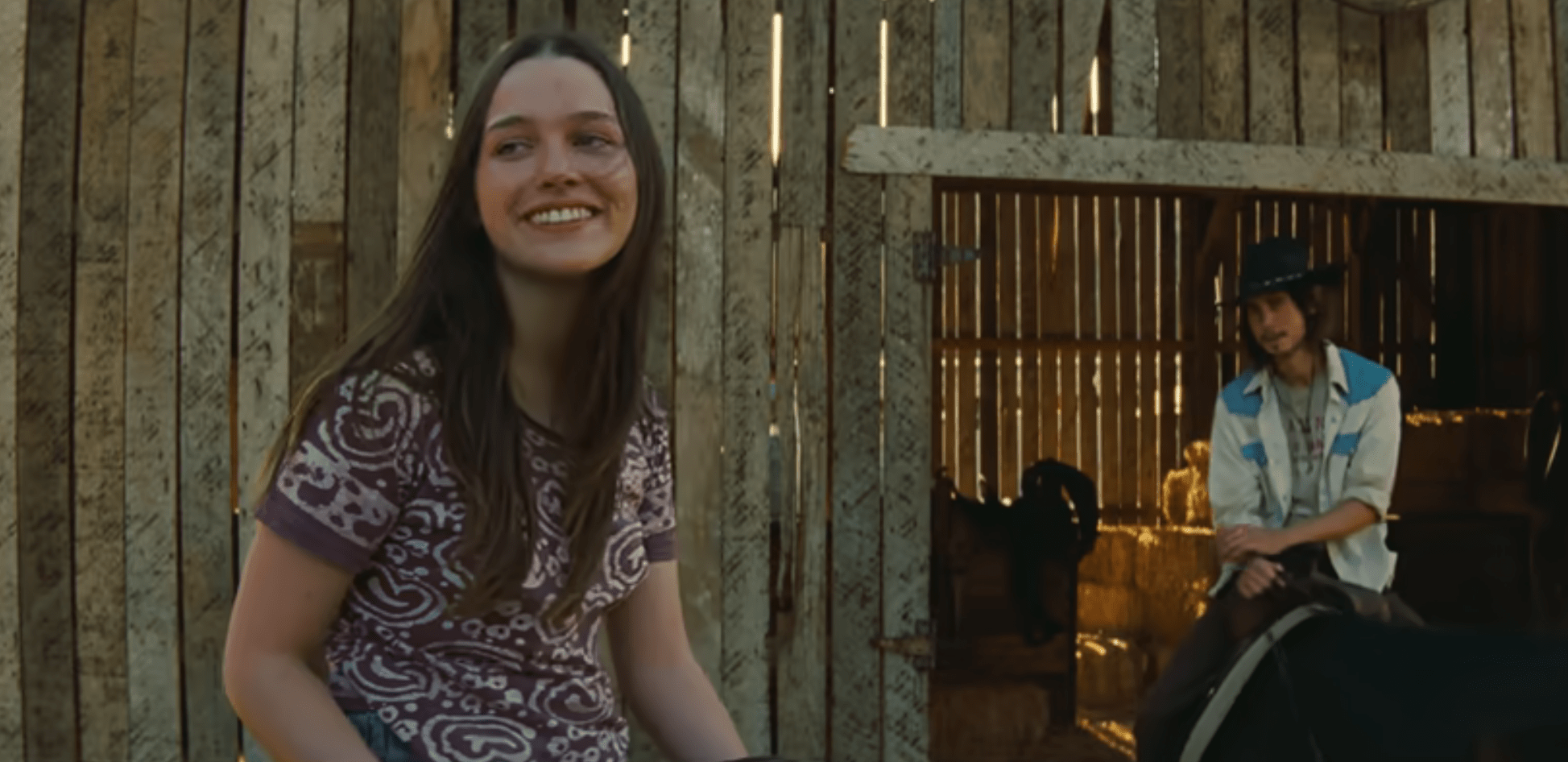 Victoria Pedretti in Once Upon a Time... in Hollywood (2019) by Quentin Tarantino © Sony Pictures.