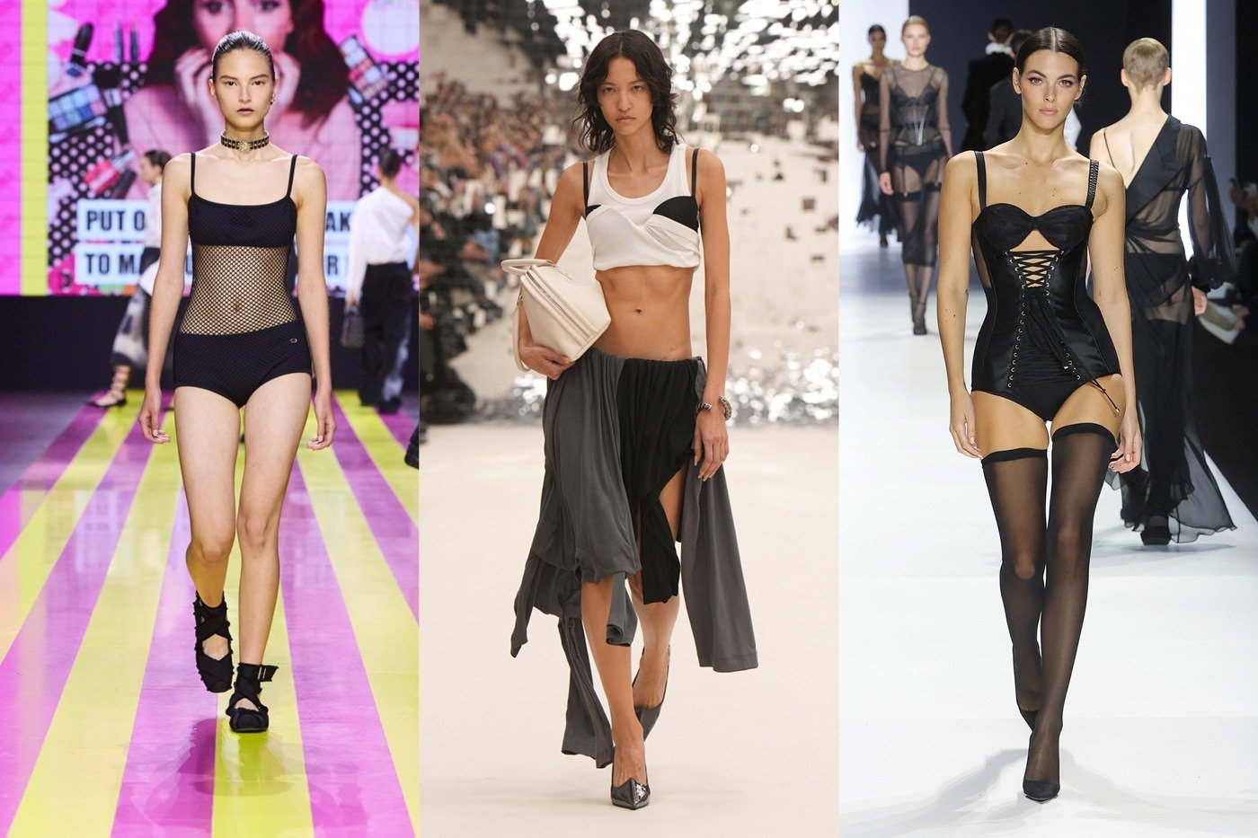 Le bra top vu sur les défilés Dior, Acne Studios et Dolce & Gabbana.