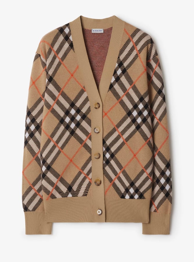 cardigan oversize burberry