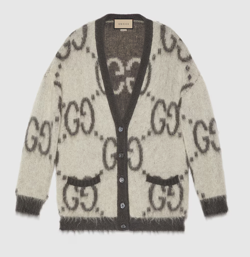 cardigan oversize gucci