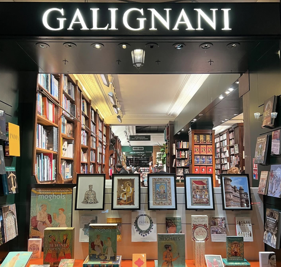 La librairie Galignani © @librairiegelignani.