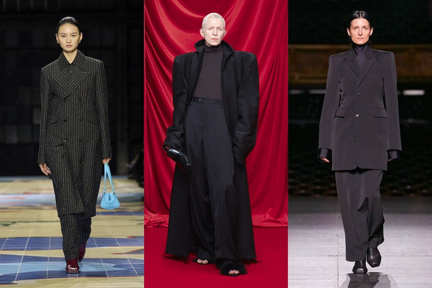 Le style masculin vu sur les défilés Bottega Veneta, Balenciaga et AlainPaul.