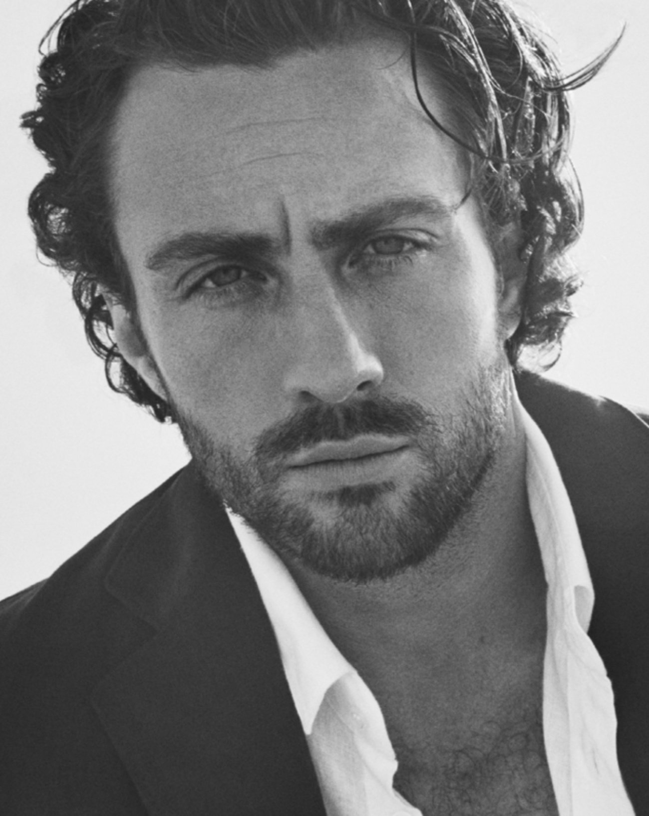 L'acteur Aaron Taylor-Johnson © Mario Sorrenti / Giorgio Armani.