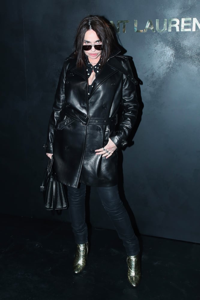 Béatrice Dalle au défilé Saint Laurent femme printemps-été 2020, le 24 septembre 2019 à Paris. Photo par Bertrand Rindoff Petroff/Getty Images.