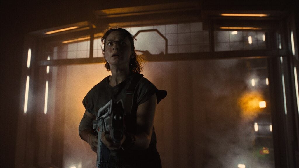 Cailee Spaeny dans Alien : Romulus (2024) de Fede Álvarez. © 2024 20th Century Studios. All Rights Reserved.