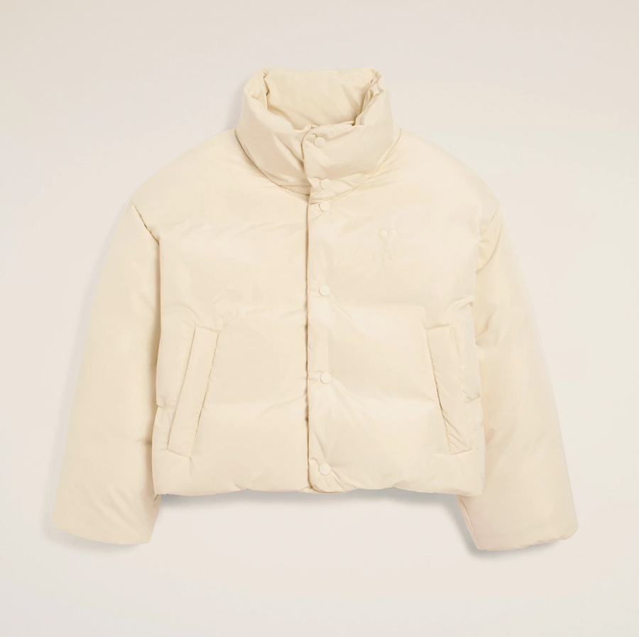 doudoune beige ami paris 