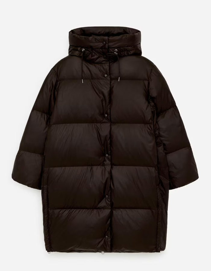 doudoune longue à capuche arket
