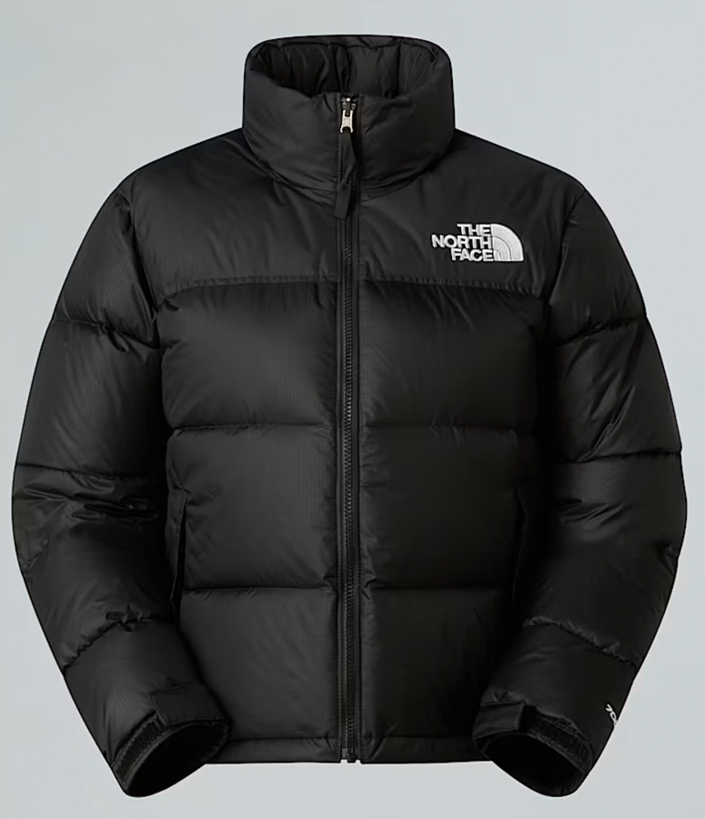 doudoune noire zippée the north face 