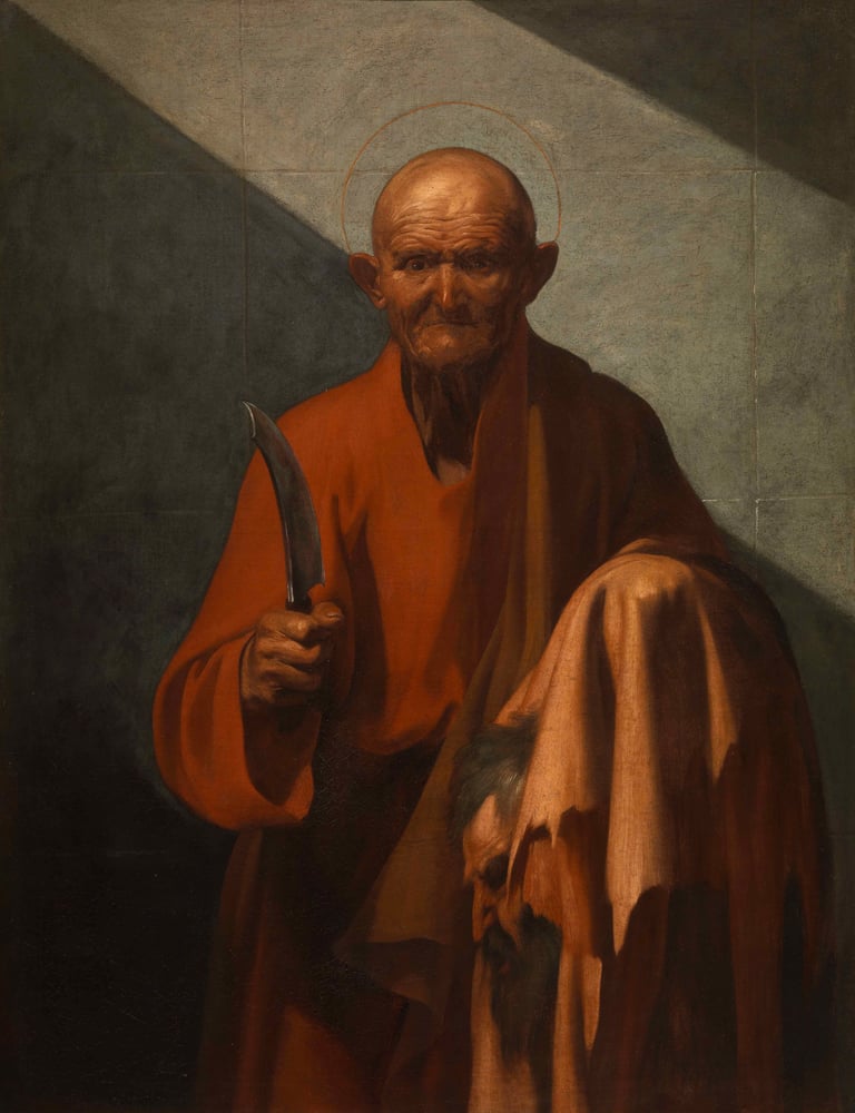 José Ribera, "Saint Barthélémy" (1612). © Per gentile concessione della Fondazione di Studi di Storia dell’Arte Roberto Longhi di Firenze / Photo Claudio Giusti.