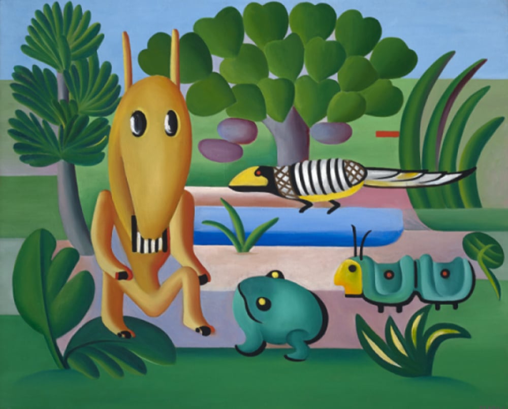 Tarsila do Amaral, "A Cuca" [La Cuca] (1924). © Ville de Grenoble - Musée de Grenoble / photo J.L. Lacroix © Tarsila do Amaral Licenciamento e Empreendimentos S.A.