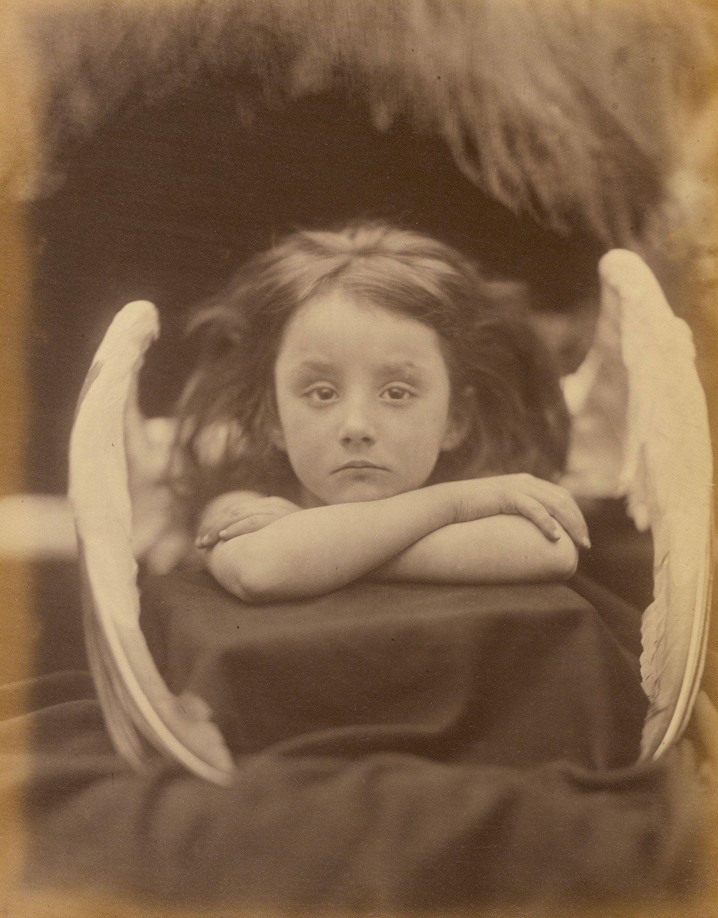 Julia Margaret Cameron, "Study for a Holy Family [Etude pour une Sainte Famille]"(1866-1870). © Digital image courtesy of Getty's Open Content Program.