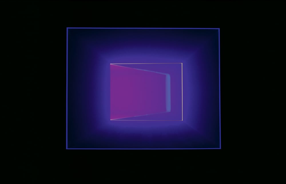 James Turrell, "Guardian" (2017), série Wedgework (1969-en cours). © ART James Turrell. Photo : Florian Holzher.