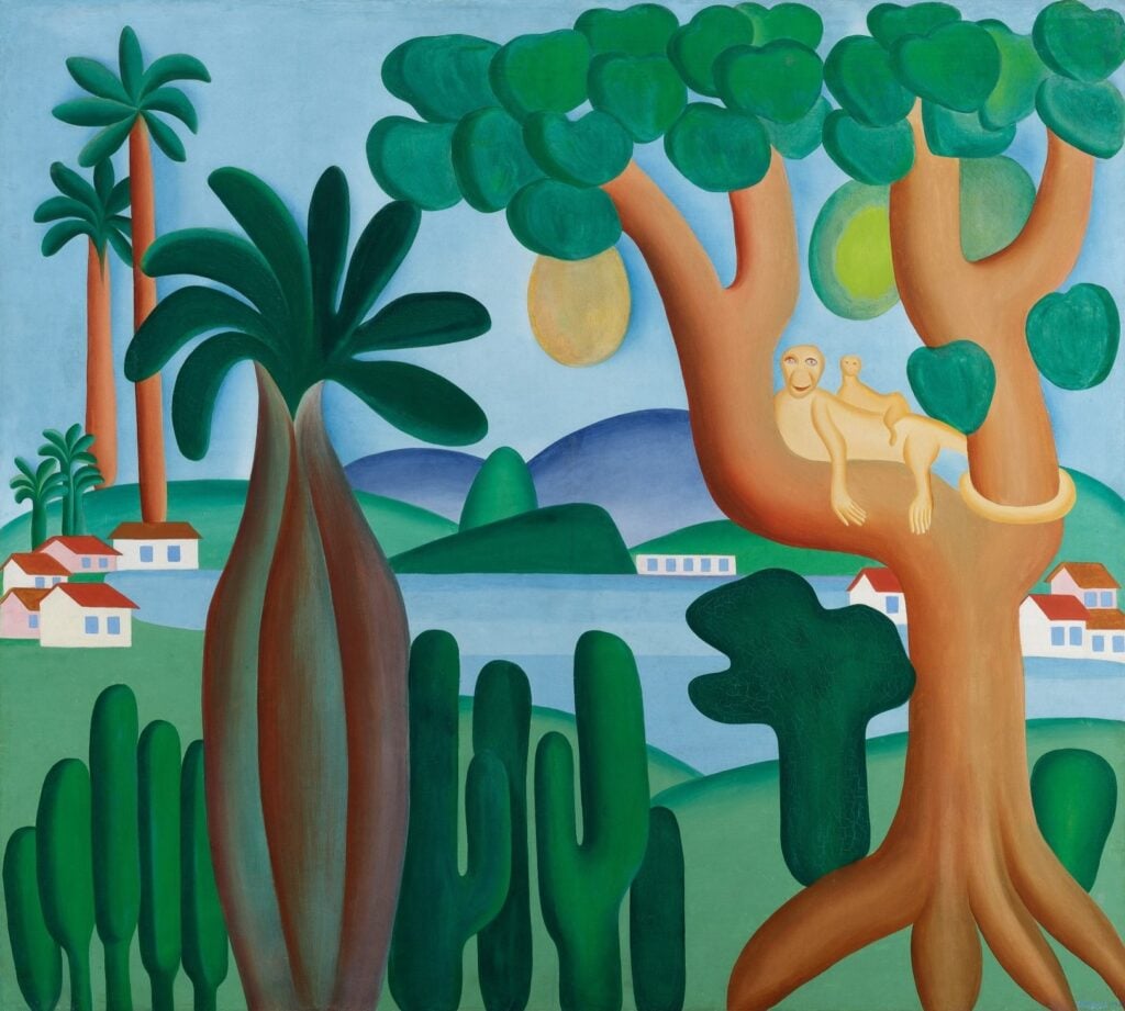 Tarsila do Amaral, "Cartão-postal [Carte postale]" (1929). © Collection particulière, Rio de Janeiro / Photo
Jaime Acioli. © Tarsila do Amaral Licenciamento e
Empreendimentos S.A.